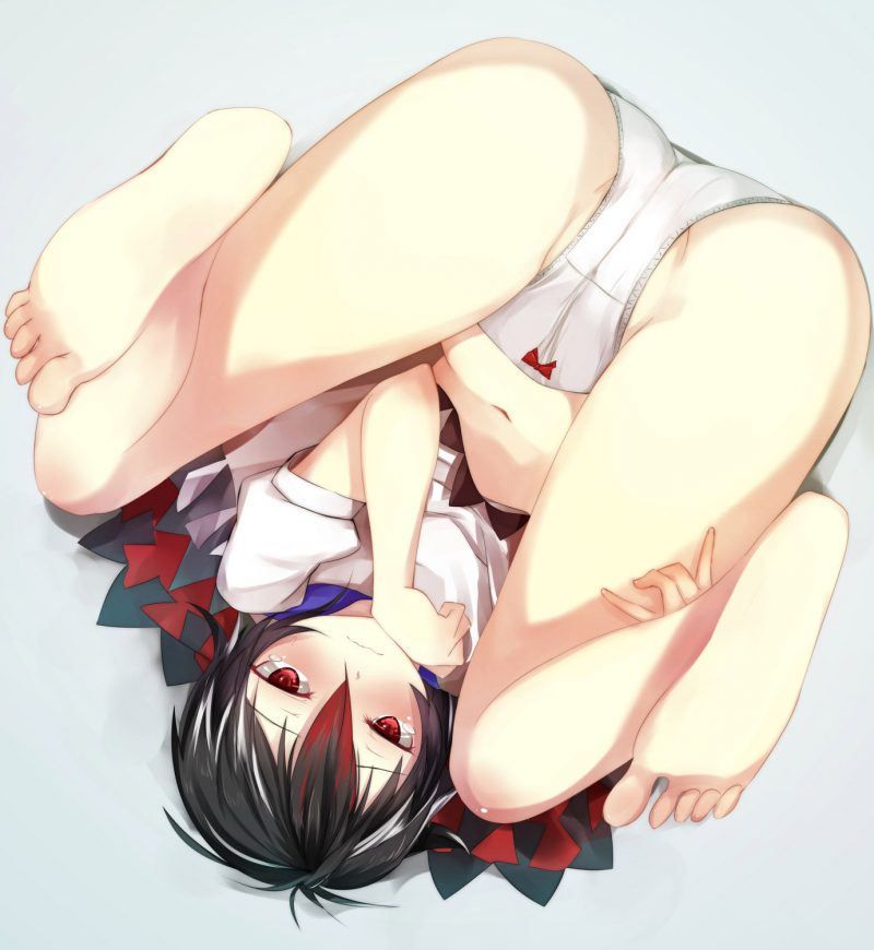 Secondary erotic erotic image of a girl who dyes her cheeks red with a round-and-turn posture and is shy 4