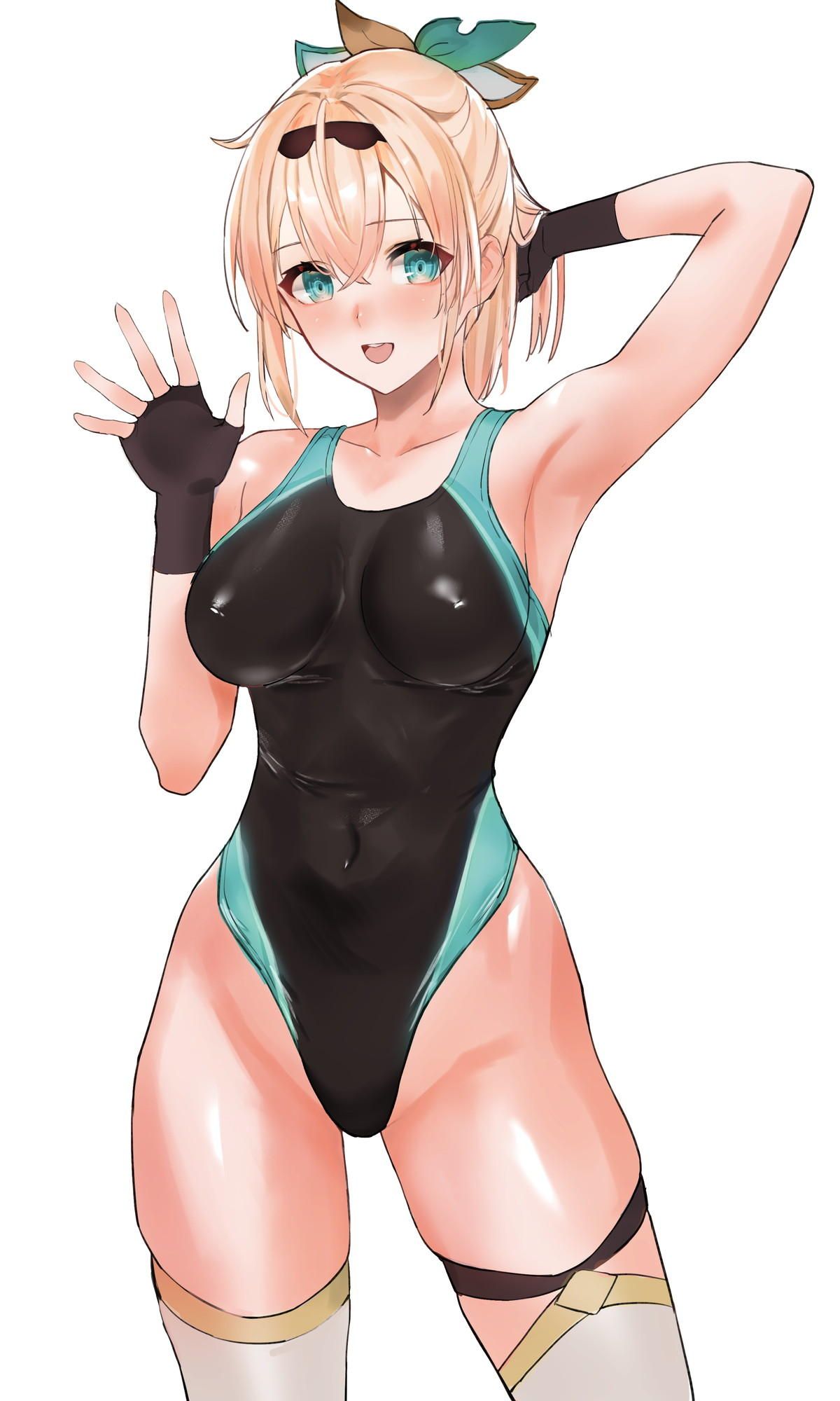 Up the erotic image of the swimming swimsuit! 6