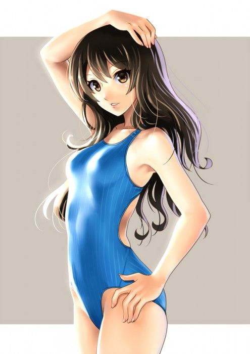 【Secondary erotic】 Here is an erotic image of a girl wearing a swimsuit with suppressed and buttocks very 26