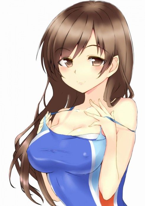 【Secondary erotic】 Here is an erotic image of a girl wearing a swimsuit with suppressed and buttocks very 3