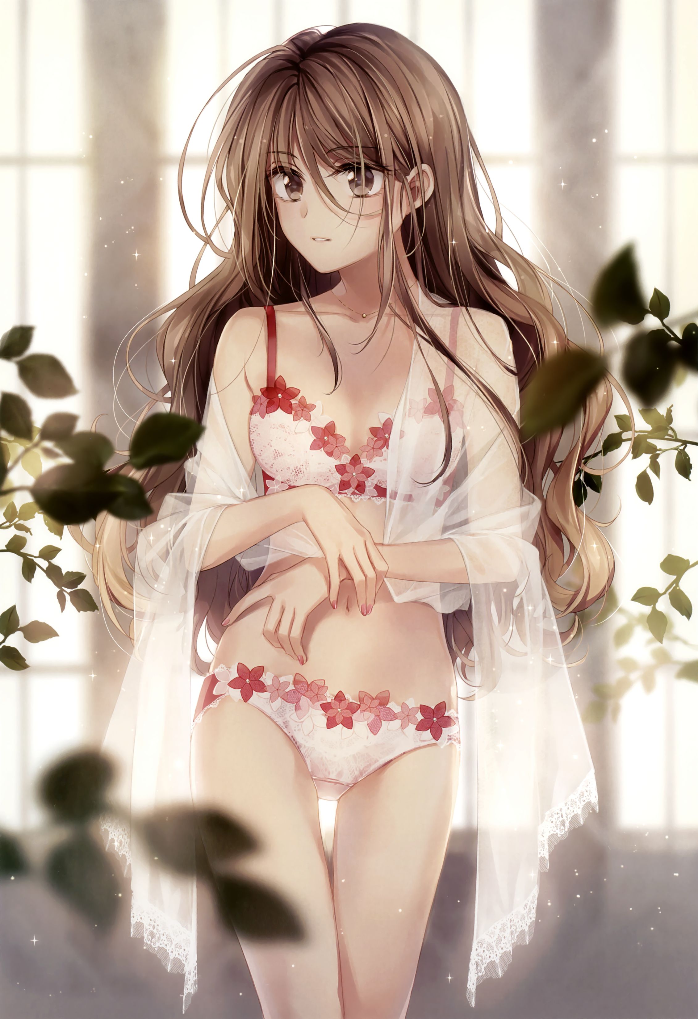 Erotic anime summary Beautiful girls in underwear figure that are exquisitely erotic and excited [50 sheets] 31