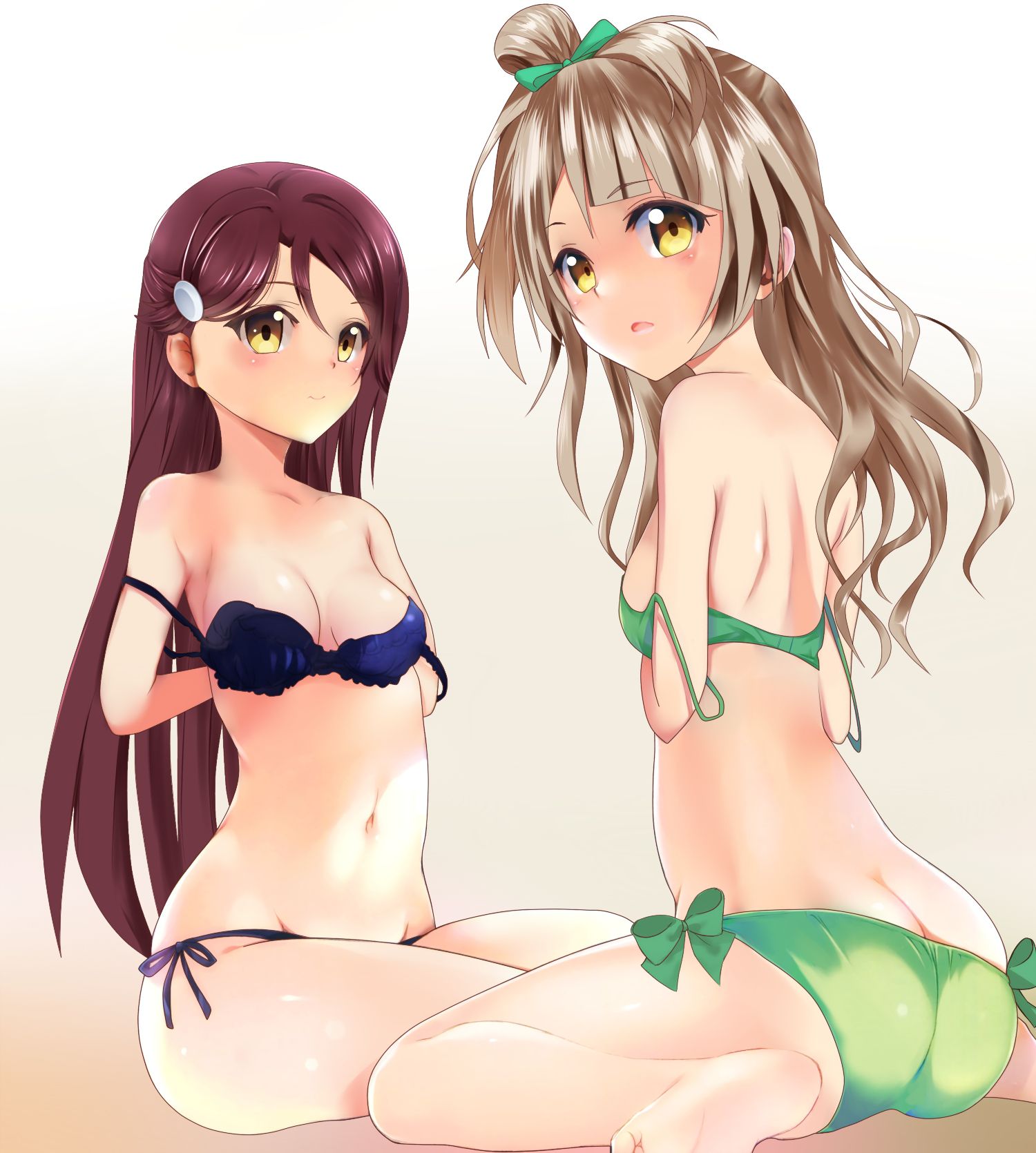Erotic anime summary Beautiful girls in underwear figure that are exquisitely erotic and excited [50 sheets] 45