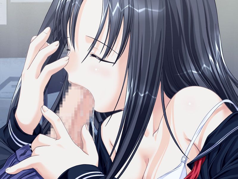 【Secondary Erotic】 Erotic image of where a cute girl can serve with her mouth 20