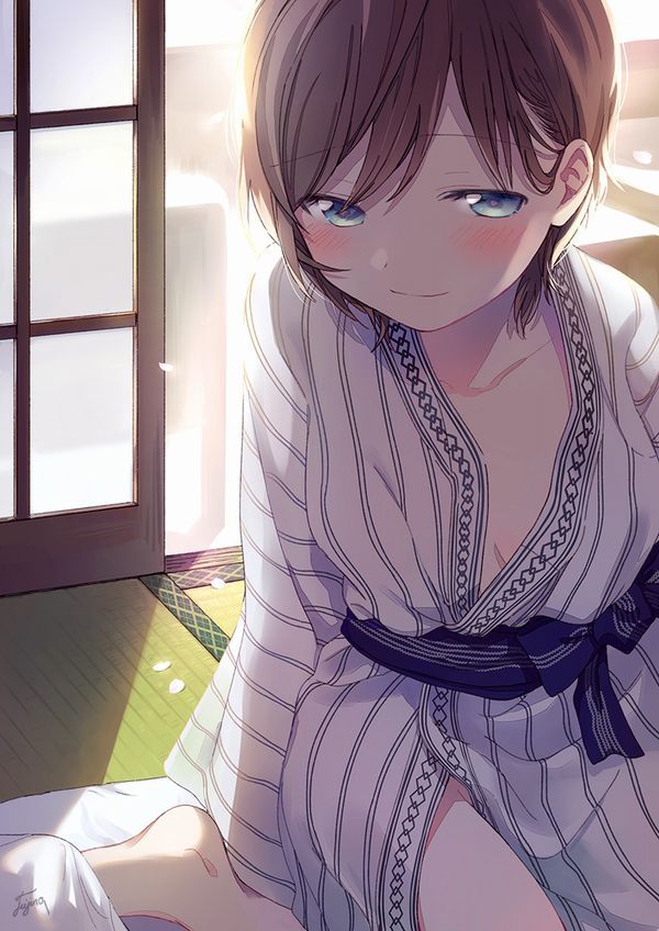 【Secondary erotic】 Here is a lust inevitable erotic image in a beautiful erotic yukata appearance 8