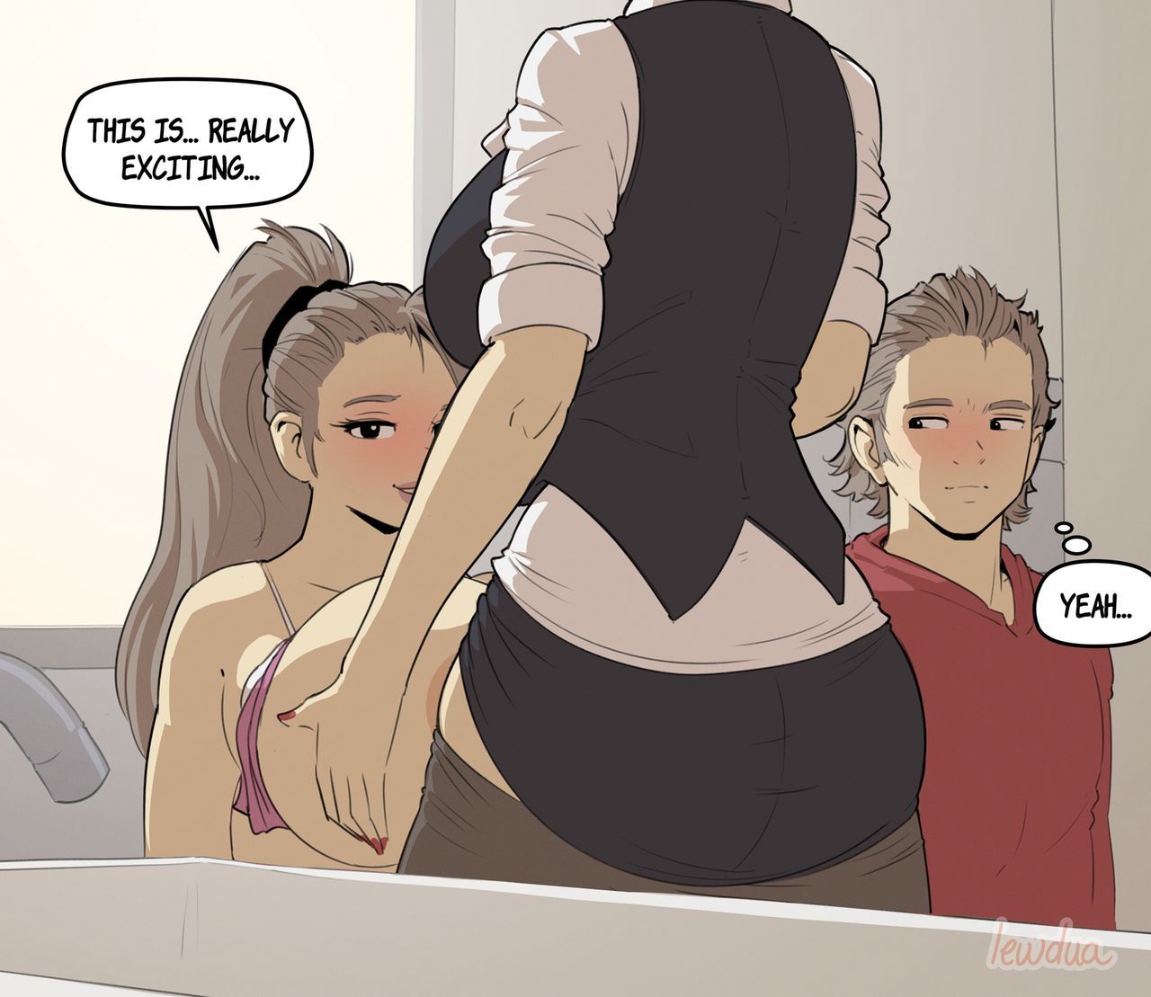 [Lewdua] Titfuck in the Bathroom 26