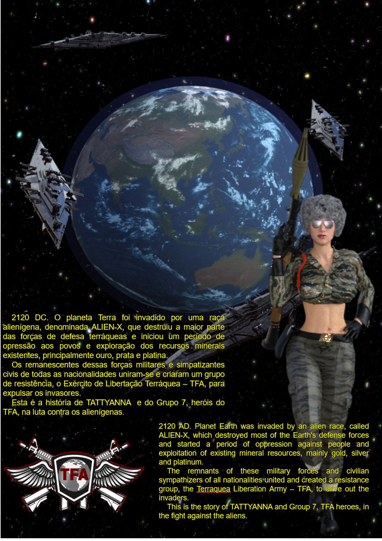 TATTYANA AGAINST ALIEN INVASION - PART 1 ADMISSION - THE RECRUITMENT 2