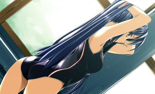 【Secondary erotic】 Here is an erotic image of a girl with an obscene body line in a swimming swimsuit 8