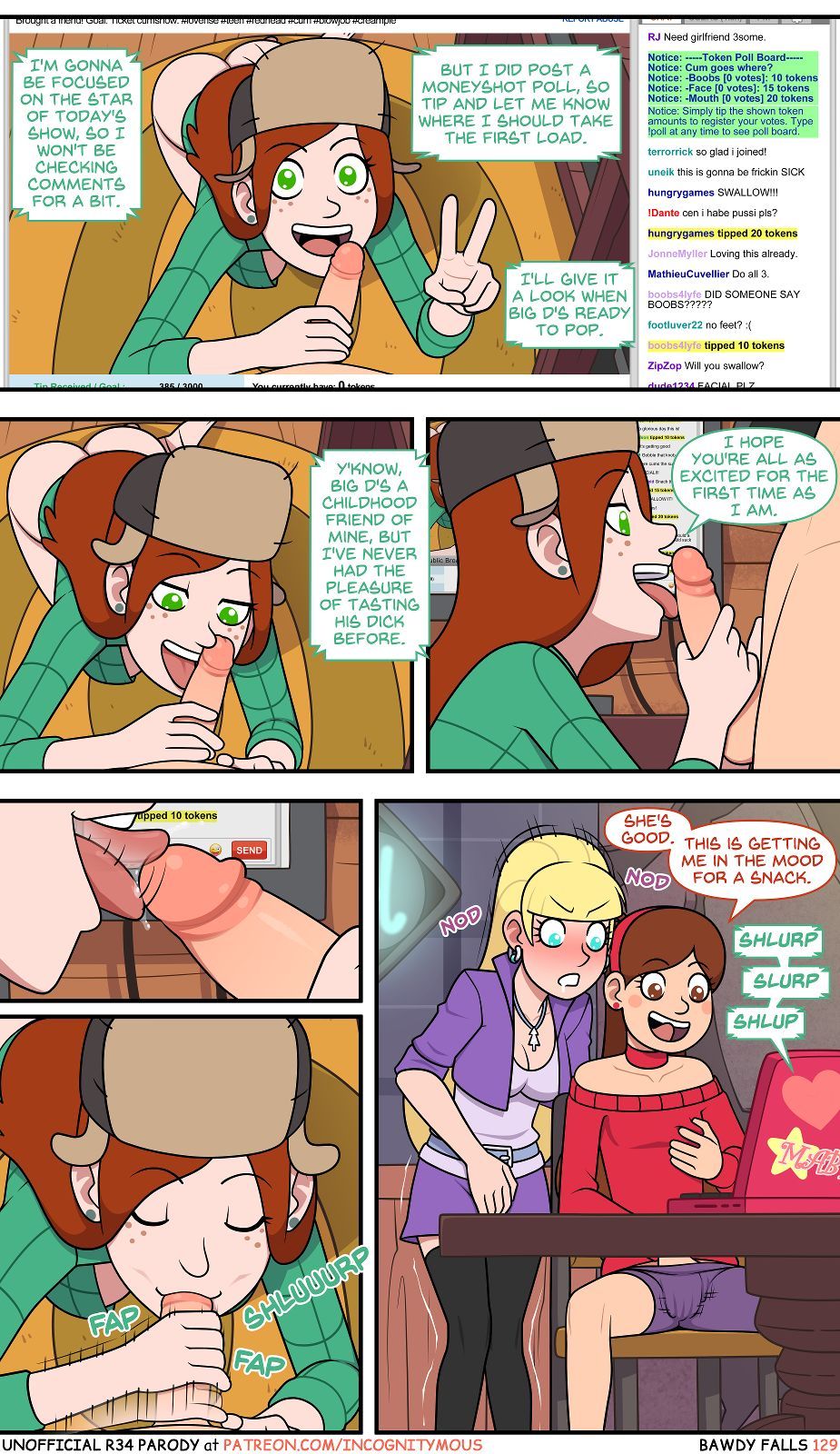 [Incognitymous] Bawdy Falls (Gravity Falls) ongoing 130