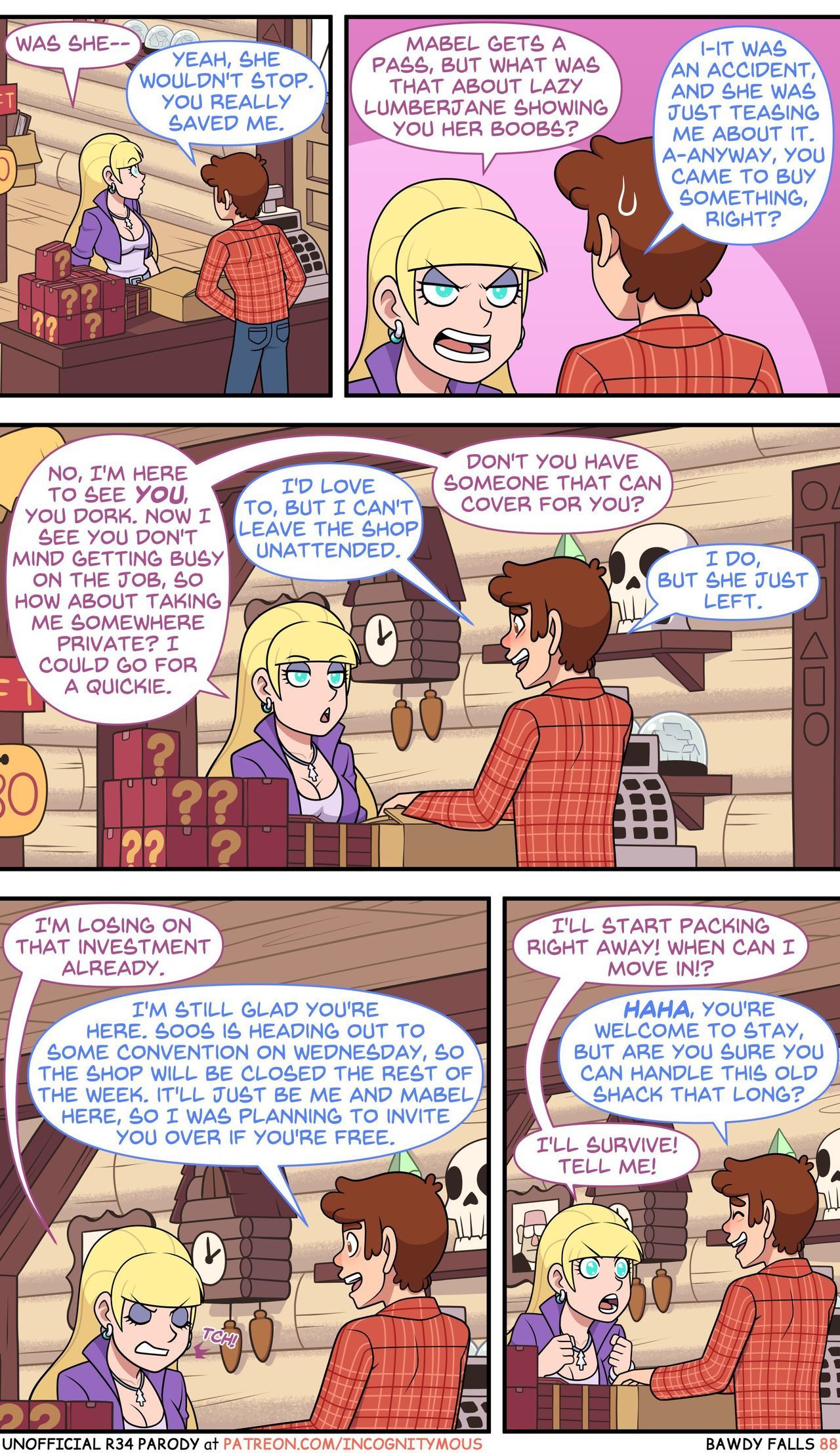 [Incognitymous] Bawdy Falls (Gravity Falls) ongoing 89