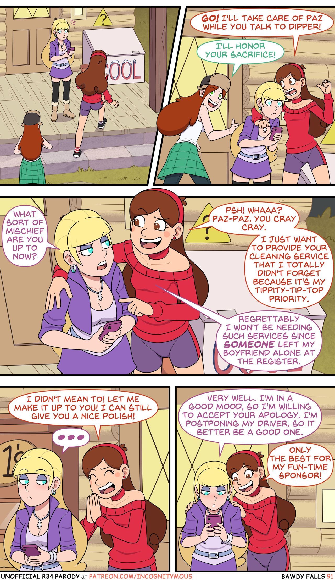 [Incognitymous] Bawdy Falls (Gravity Falls) ongoing 92
