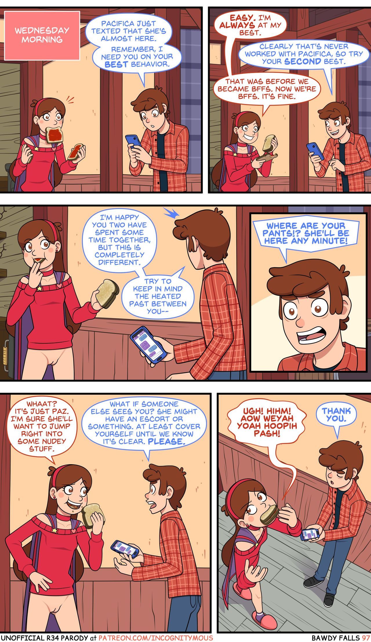 [Incognitymous] Bawdy Falls (Gravity Falls) ongoing 98