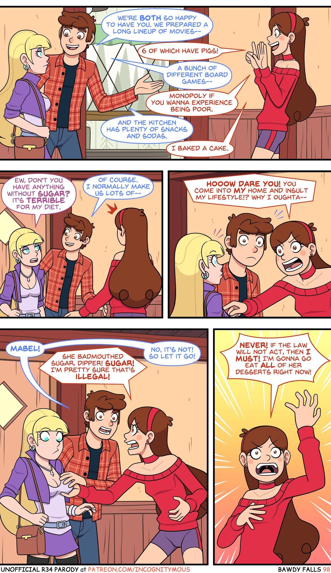 [Incognitymous] Bawdy Falls (Gravity Falls) ongoing 99