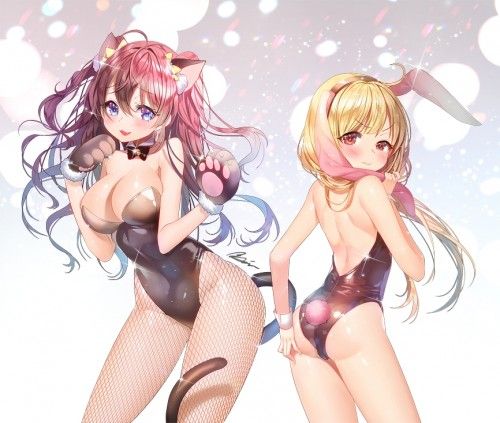 【Secondary Erotic】Here is the erotic image of a girl with a stubgy body who cosplayed a bunny girl 18