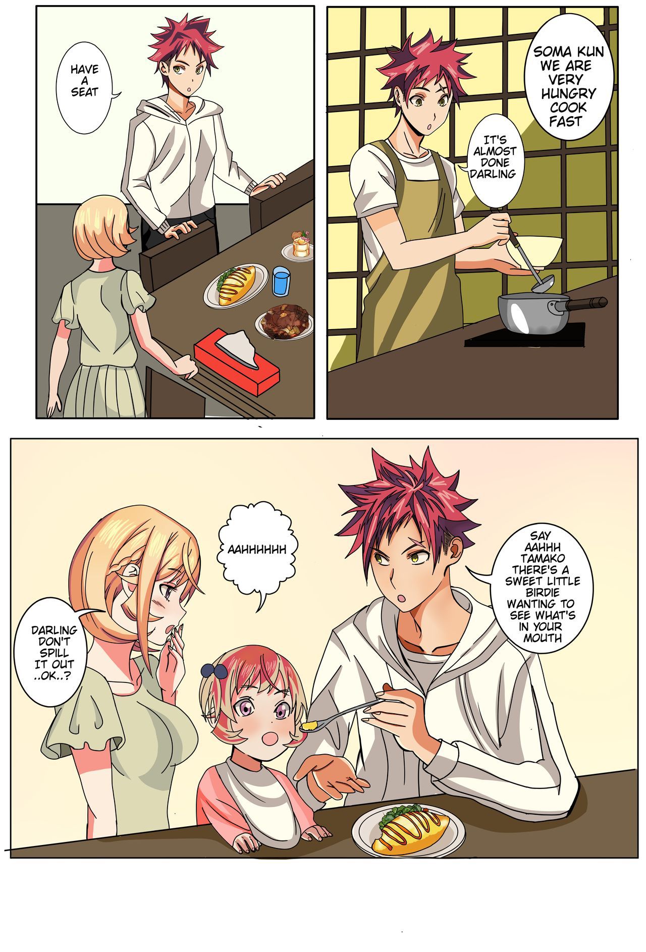 [ Hiyori chan] Soma and Erina married life 2(Shokugeki no Soma) 7