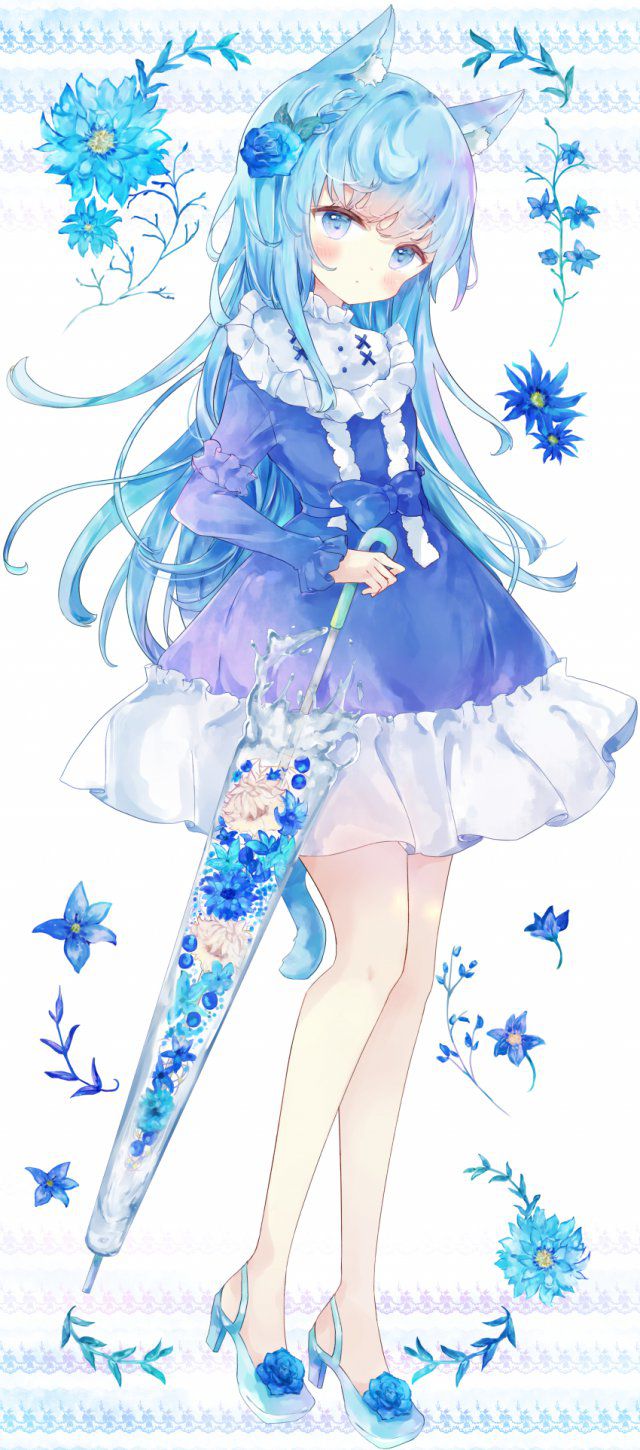 【Secondary】Blue Hair Girls Image No.11 37