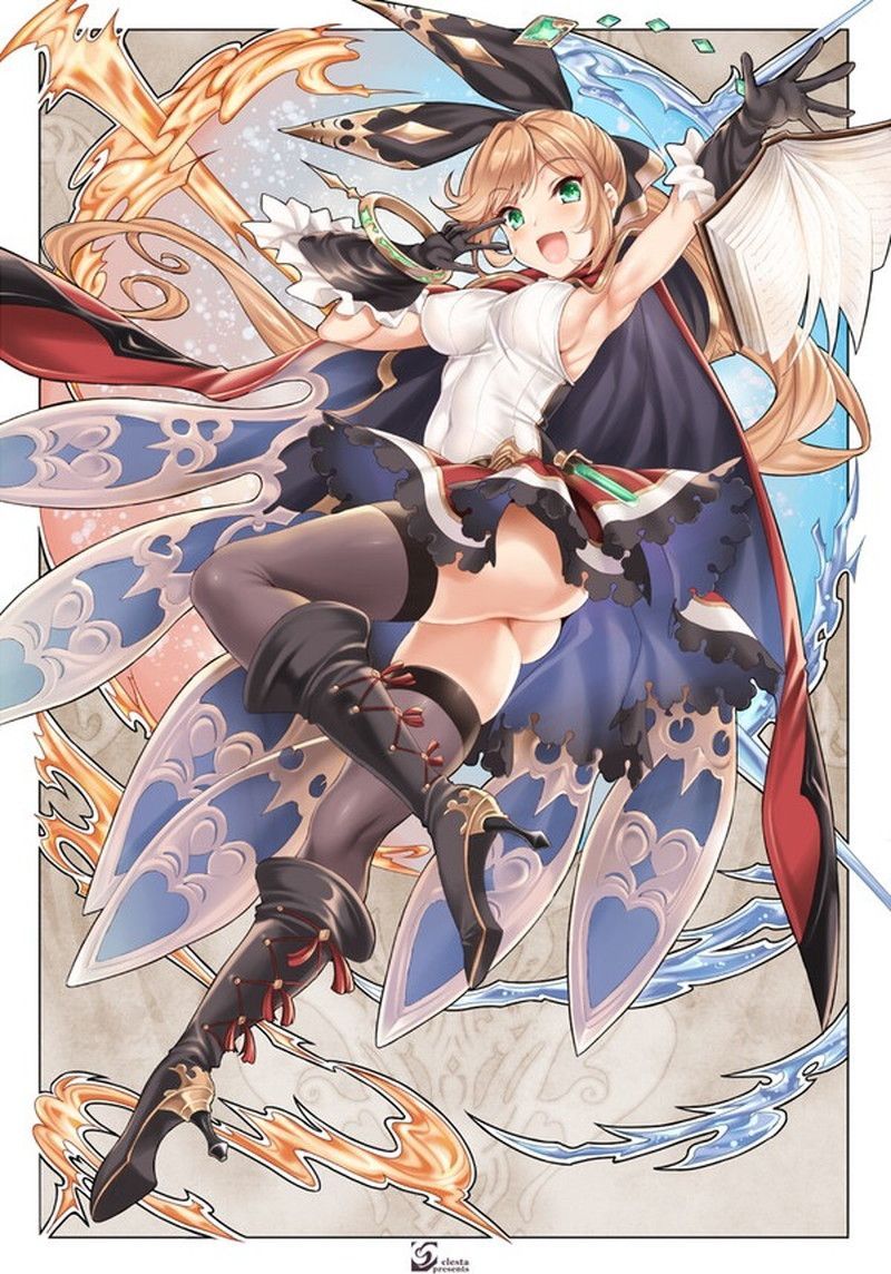 The two-dimensional erotic image of Clarice exposing her ecchi appearance in Granblue fantasy is terrible 71