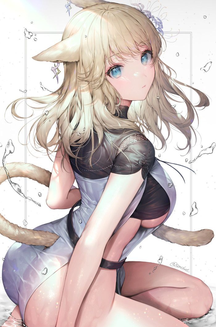 [Secondary] summary of the image of a cute cat ear beautiful girl! Part3 11