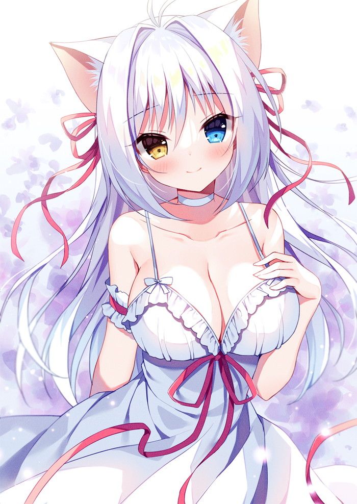 [Secondary] summary of the image of a cute cat ear beautiful girl! Part3 36