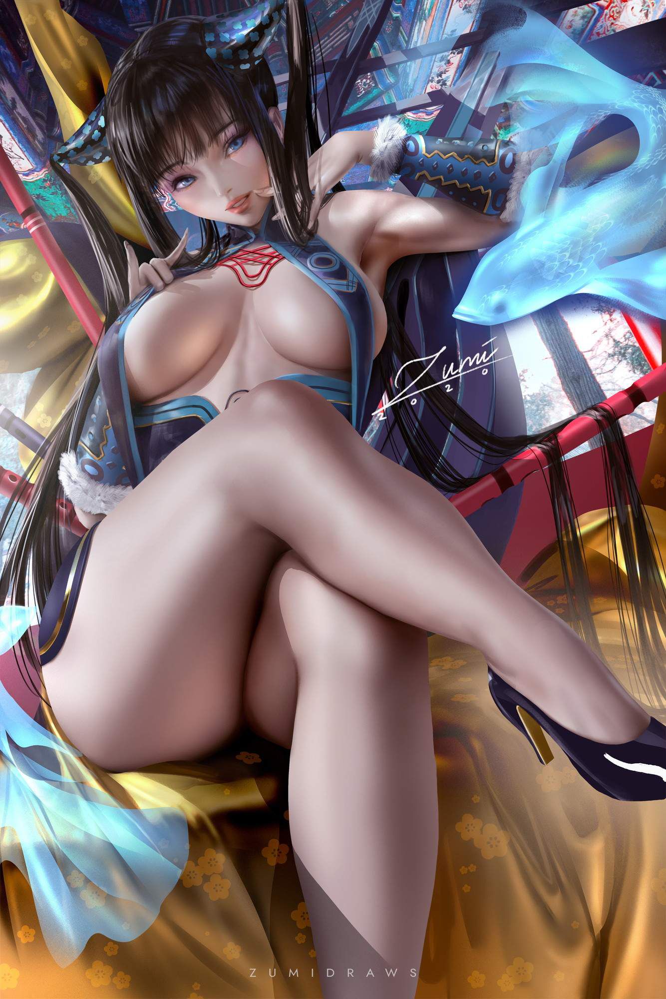 【Fate Grand Order Erotic Image】Here is the secret room for those who want to see Yang Guifei's ahe face! 10
