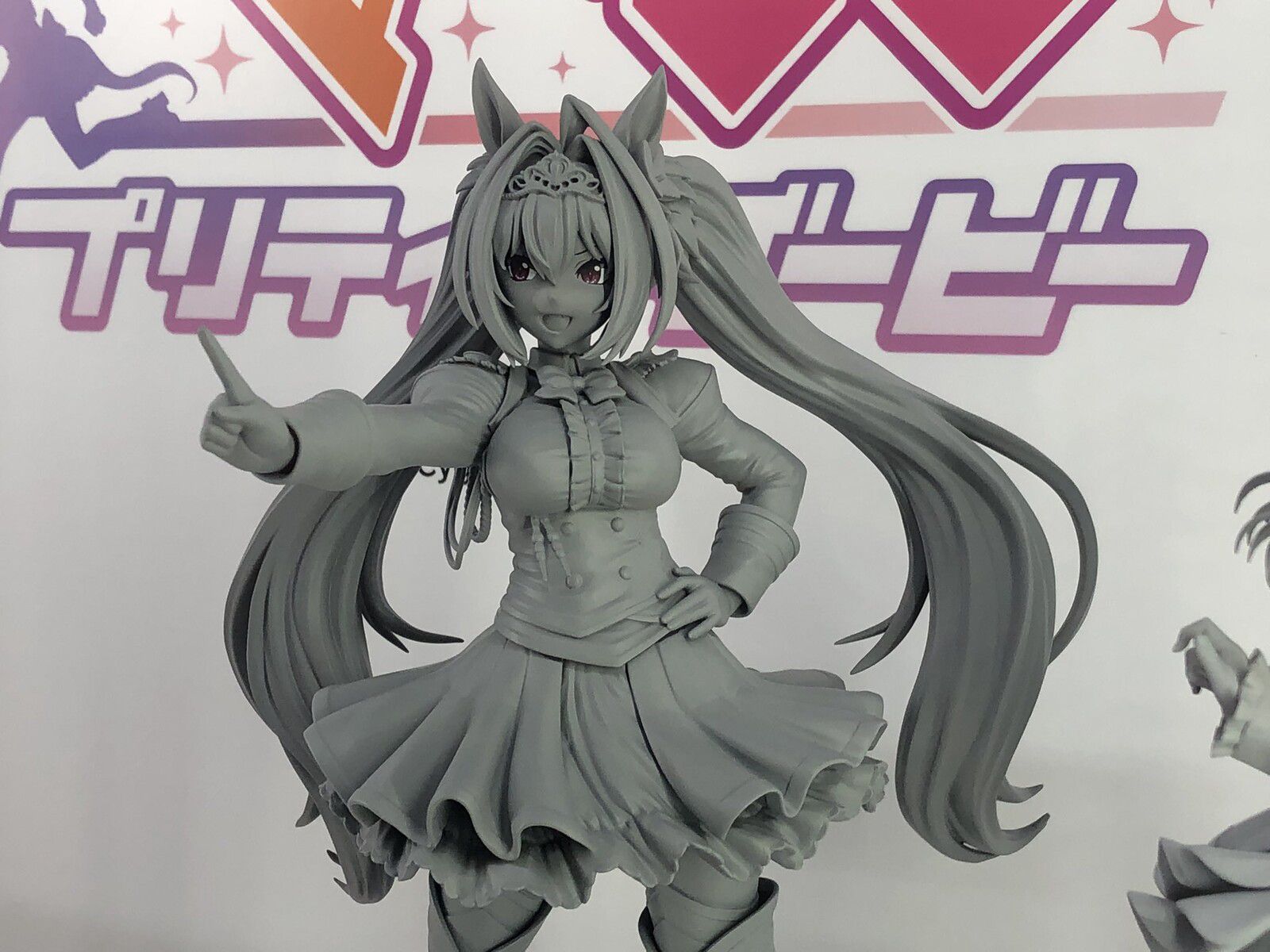 When I look at the prototype of the figure of [Uma Musume] Daiwa Scarlet from below, the thighs and spats are too erotic 9