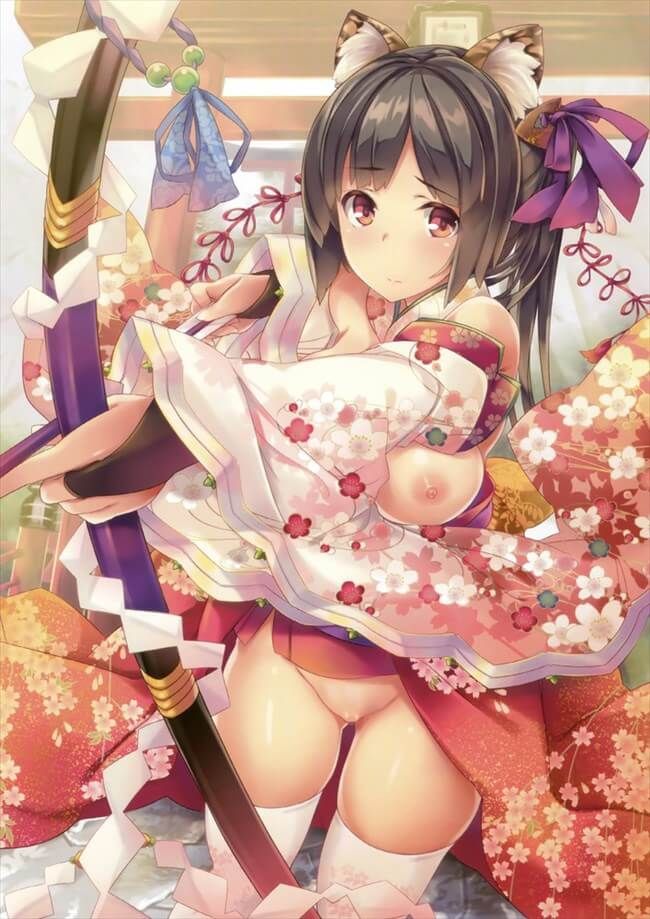 [Erotic anime summary] beautiful girls and beautiful girls wearing kimonos and yukatas without hail [50 sheets] 17