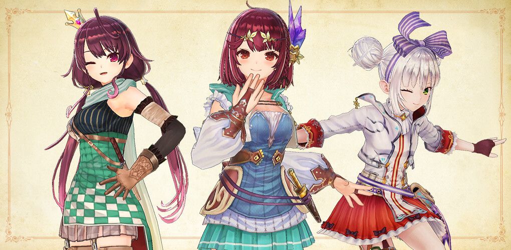 Erotic scissors boob maid clothes and erotic costumes in erotic swimsuits in "Sophie's Atelier 2" DLC! 3