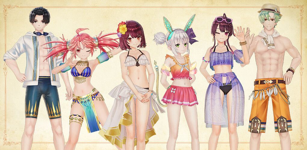 Erotic scissors boob maid clothes and erotic costumes in erotic swimsuits in "Sophie's Atelier 2" DLC! 9