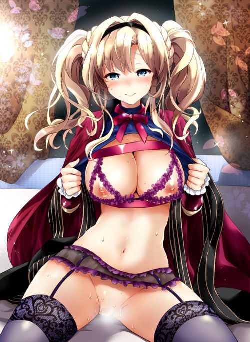 【Secondary Erotic】 Here is an erotic image of a girl whose legs are getting very sexy with a garter belt 10