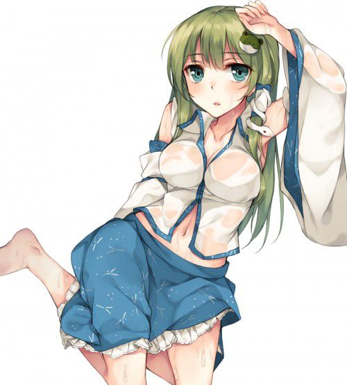 【Secondary erotic】 Here is an erotic image of a girl whose underwear and are very from wet clothes 7