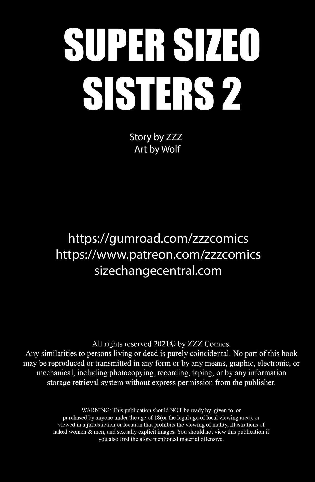 ZZZ COMICS - SUPER SIZEO SISTERS 2 2