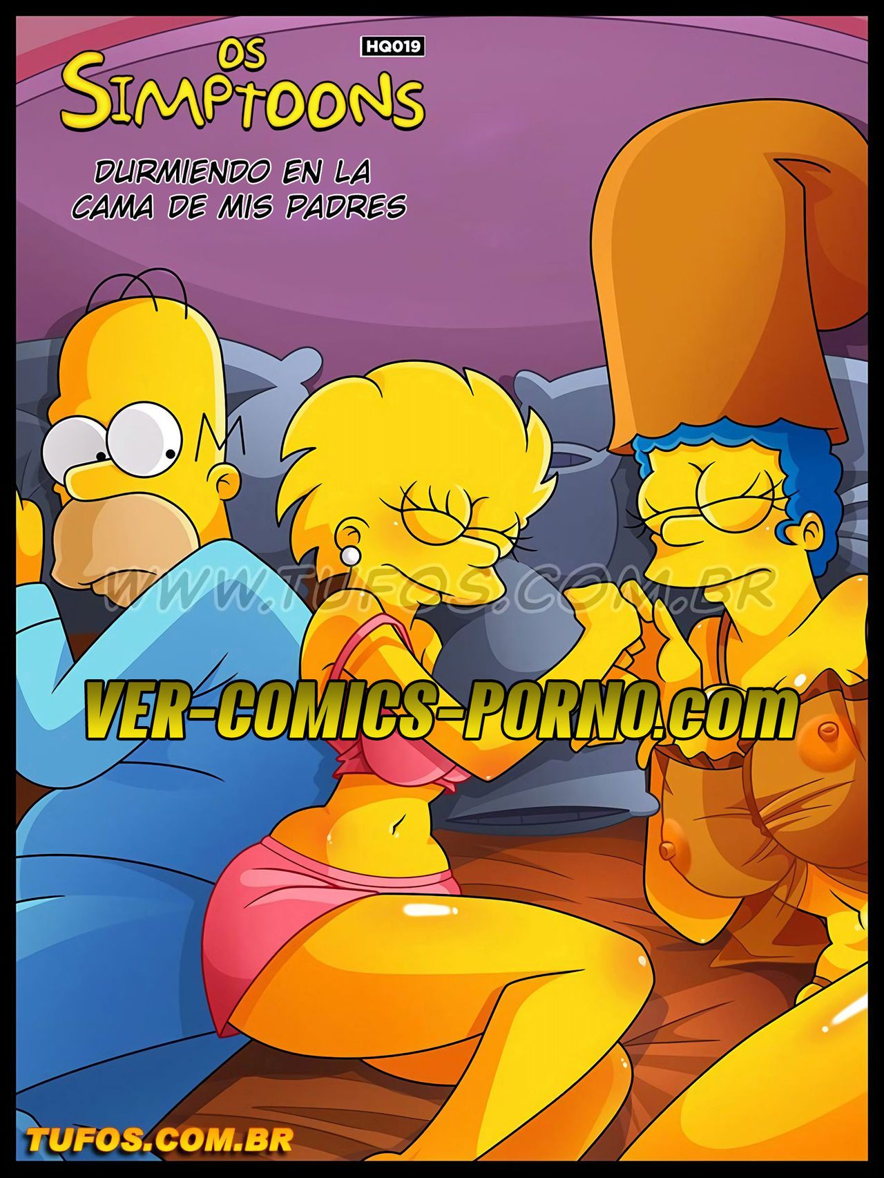 (español) Durmiendo En La Cama De Mis Padres – Los Simpsons [Ver-Comics-Porno.com] 1