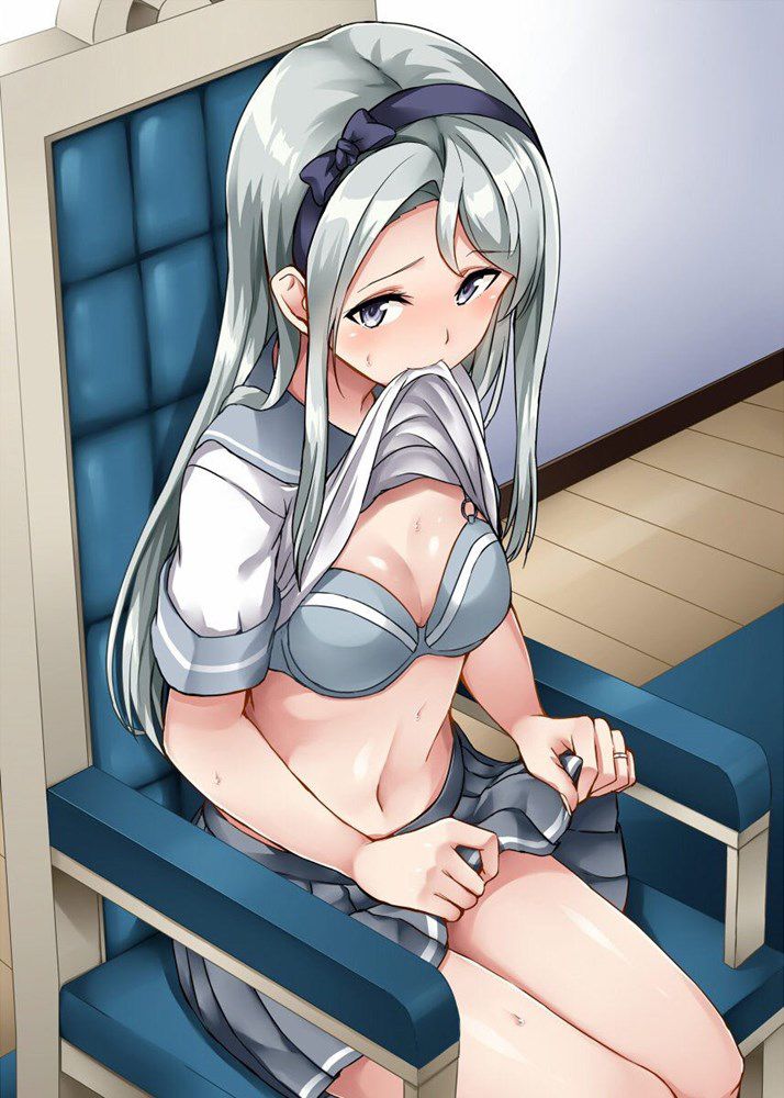 Do you like girls to be able to see bras and pants? Costume Takushi-based hentai girls' two-dimensional erotic images 13
