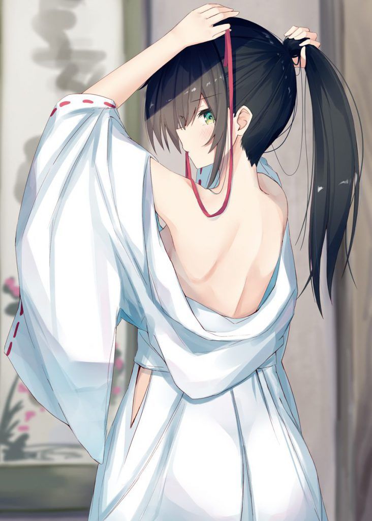 Please take an erotic image of a shrine maiden 16