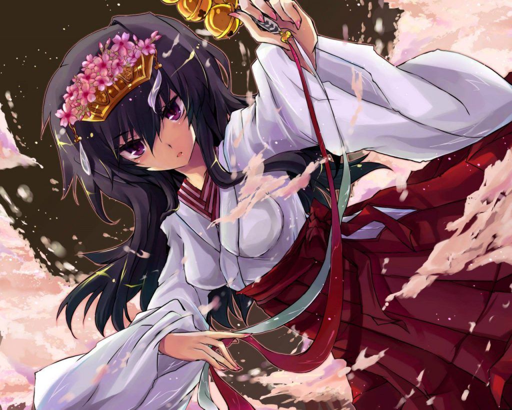 Please take an erotic image of a shrine maiden 3