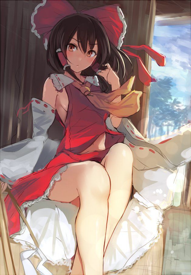 Please take an erotic image of a shrine maiden 4