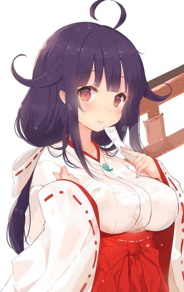 Please take an erotic image of a shrine maiden 8