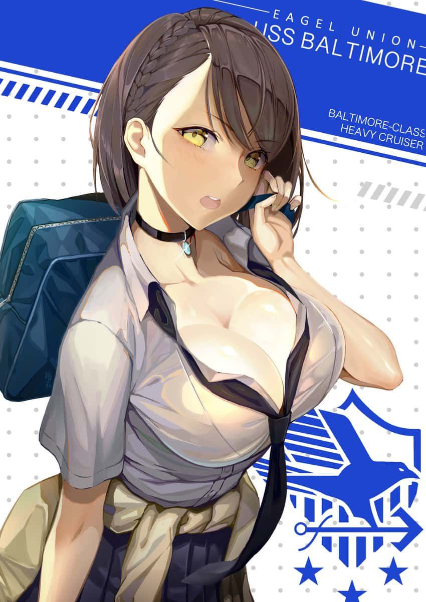 【Azure Lane】Erotic image of uniform Baltimore-chan: illustration 2