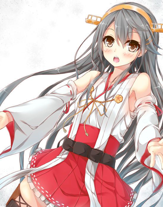 【Erotic Image】Haruna's character image that you want to refer to the erotic cosplay of Fleet Collection 6