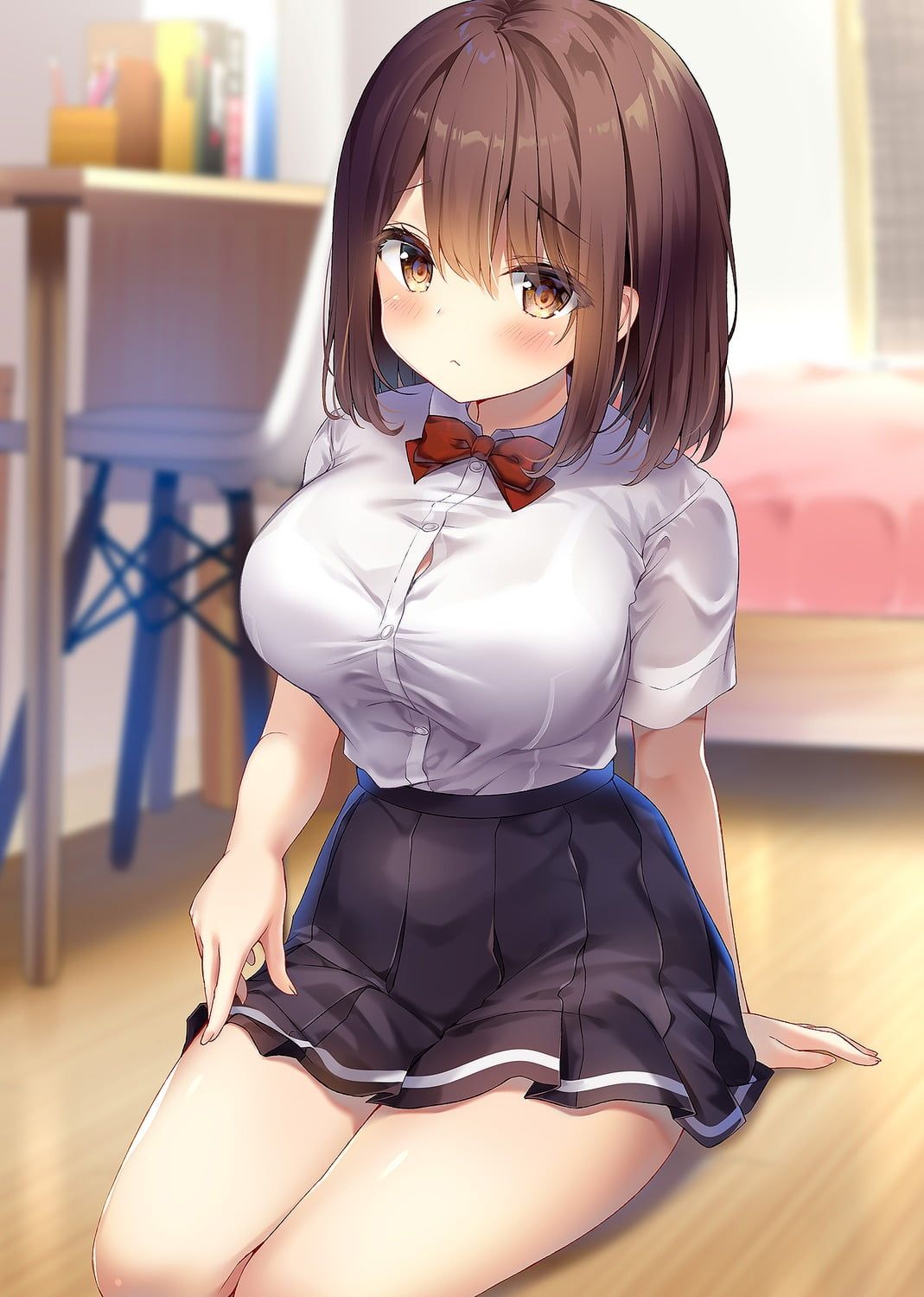 Uniform beautiful girl image feature that makes your chest swell just by looking at it 5