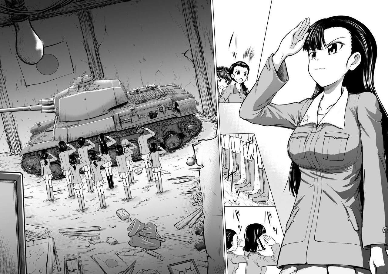 (Panzer Vor! 28) [PalePale (Hairan)] Chihatan Gakuen Gaiden Inishie Yori Tsutawarishi Maboroshi no Sensha (Girls und Panzer) [German] [uxo90][V2] (ぱんっあ☆ふぉー!28) [PalePale (海藍、)] 知波単学園外伝 古より伝わりし幻の戦車 (ガールズ&パンツァー) [ドイツ翻訳] 39