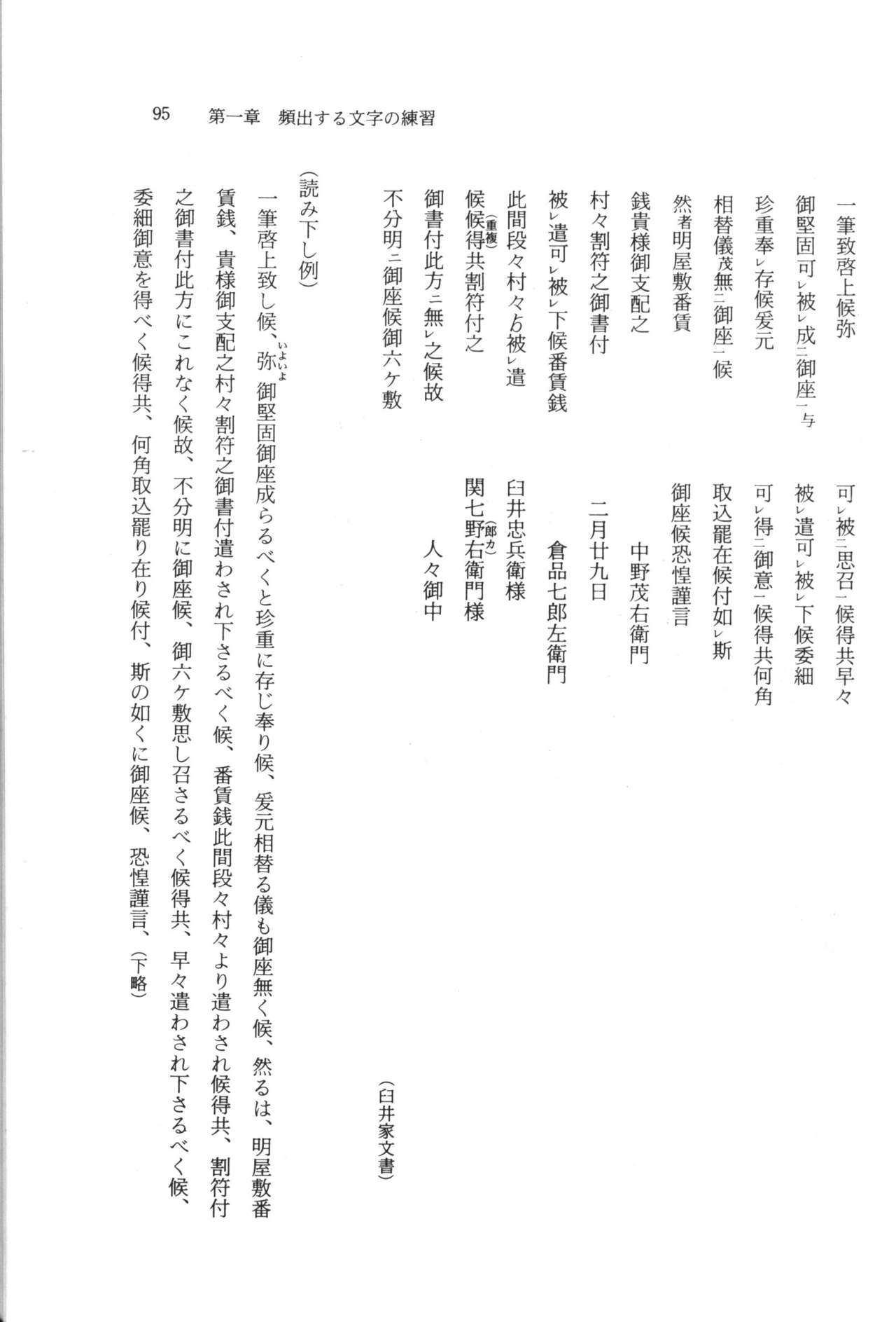 実例 古文書判読入門 実例 古文書判読入門 101