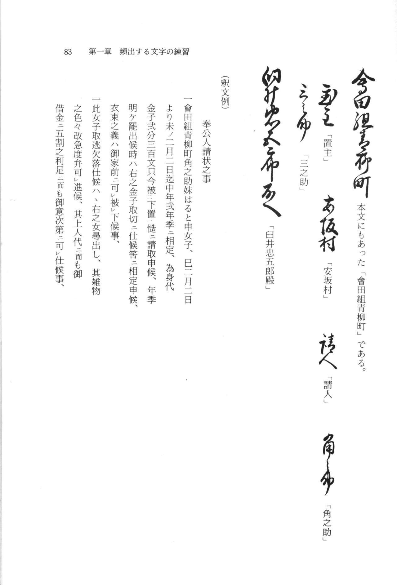 実例 古文書判読入門 実例 古文書判読入門 89