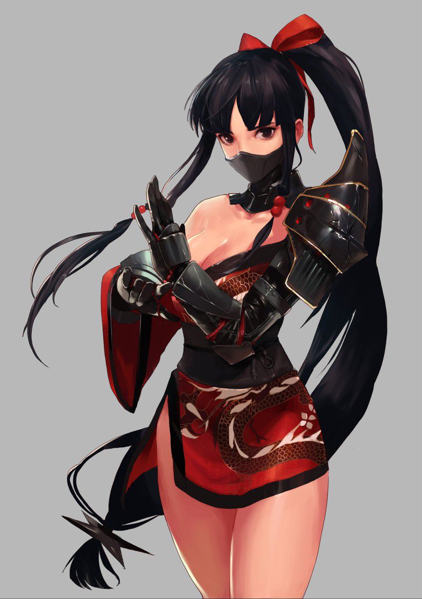 Why is the costume of a female ninja so erotic...[Secondary erotic] 23
