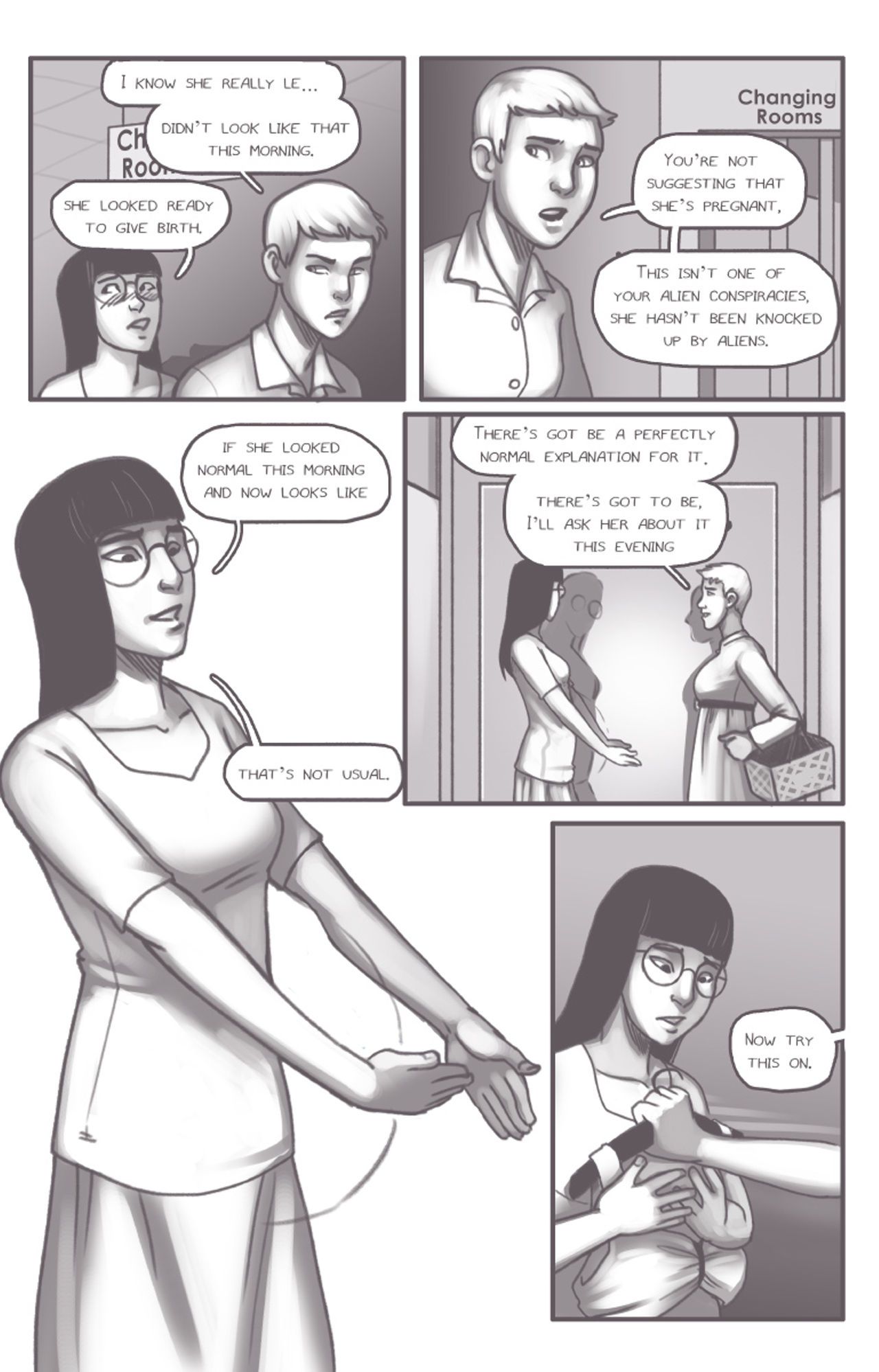 [Olympic-Dames] Alien Pregnancy Expansion Comic (Ongoing) 22