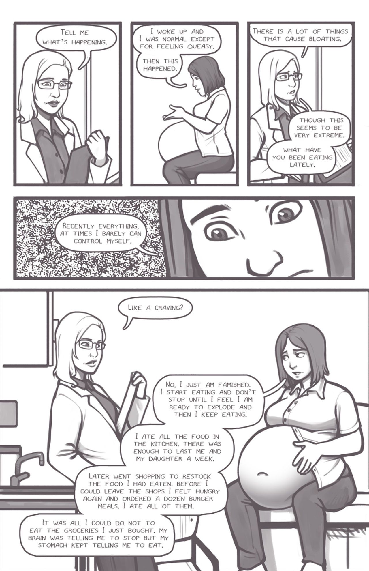 [Olympic-Dames] Alien Pregnancy Expansion Comic (Ongoing) 30