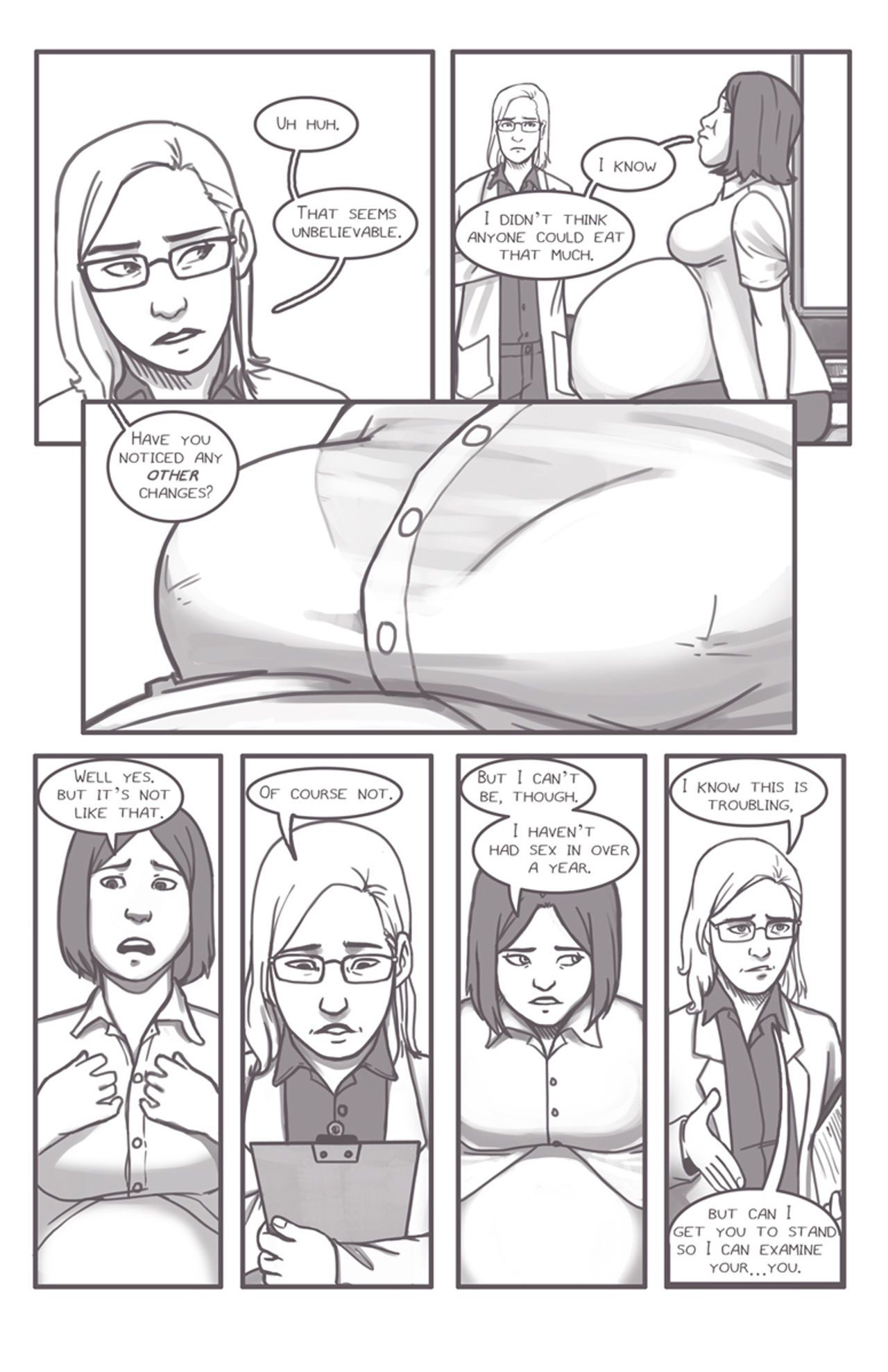 [Olympic-Dames] Alien Pregnancy Expansion Comic (Ongoing) 31