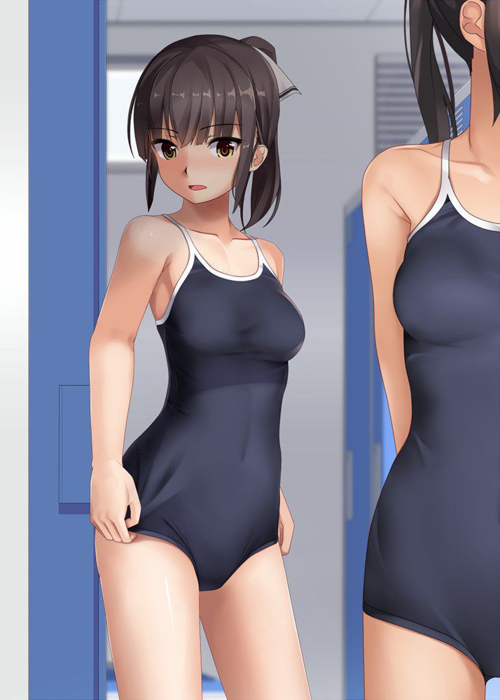 I can't wait for summer! Two-dimensional erotic image of a sukusui girl 12