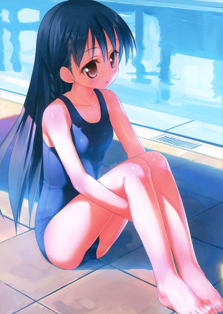 I can't wait for summer! Two-dimensional erotic image of a sukusui girl 27