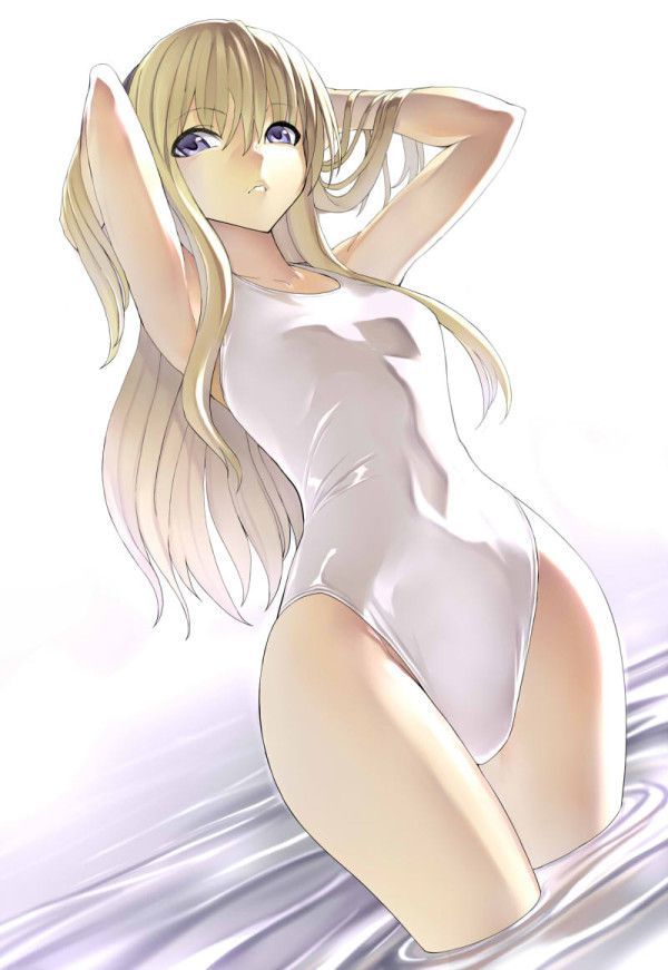 I can't wait for summer! Two-dimensional erotic image of a sukusui girl 30