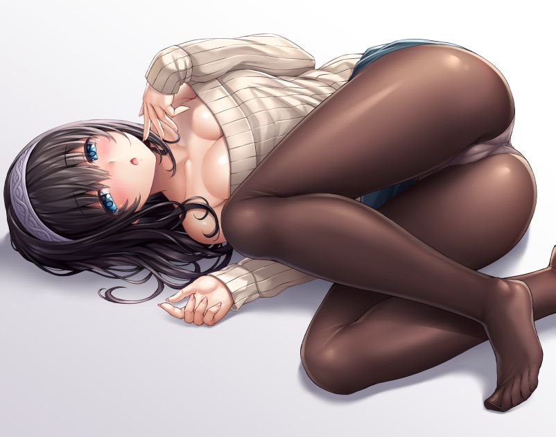 Erotic anime summary Beautiful girls who clearly see the man muscles that want to stroke unintentionally [50 photos] 12